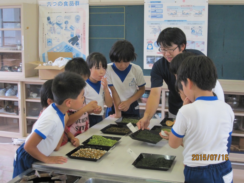 第一小お茶の入れ方